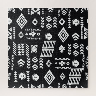 Tribal geometrisch: Stilvoller nahtloser Hintergru