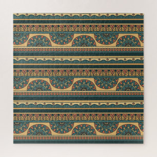 Tribal Geometrischer Ethnischer Vintage-Hintergrun