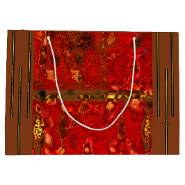 "Tribal Glow" (große) Geschenktasche Große Geschenktüte