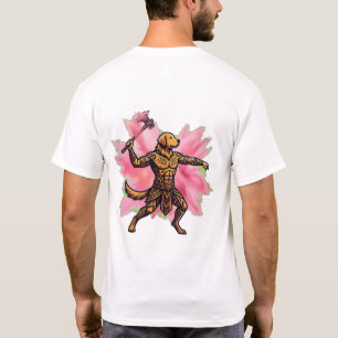 Tribal Golden Retriever Gulal-Axt T-Shirt