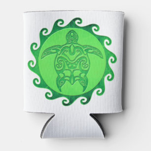 Tribal Green Sea Turtle Dosenkühler