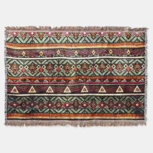 Tribal Grunge: Ethno Retro Muster Decke