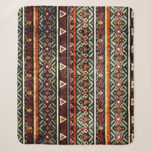 Tribal Grunge: Ethno Retro Muster Sherpadecke