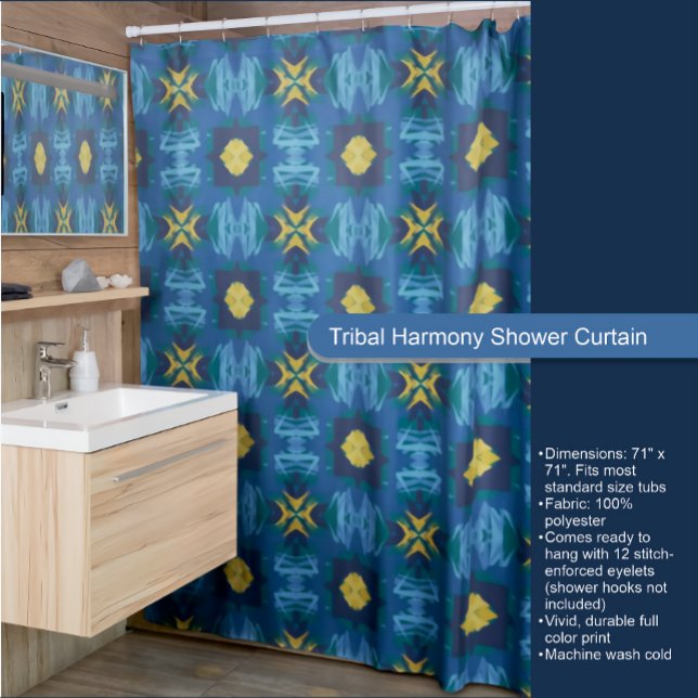 Tribal Harmony Duschvorhang (Von Creator hochgeladen)