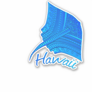 Tribal Hawaiian Stingray Aufkleber