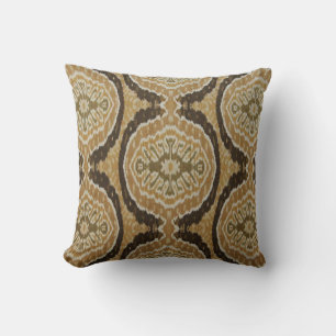 Tribal Ikat Accent Pillow Kissen