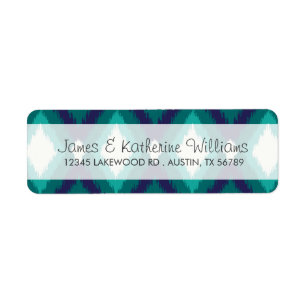 Tribal Ikat Zickzack Moderne Hochzeit