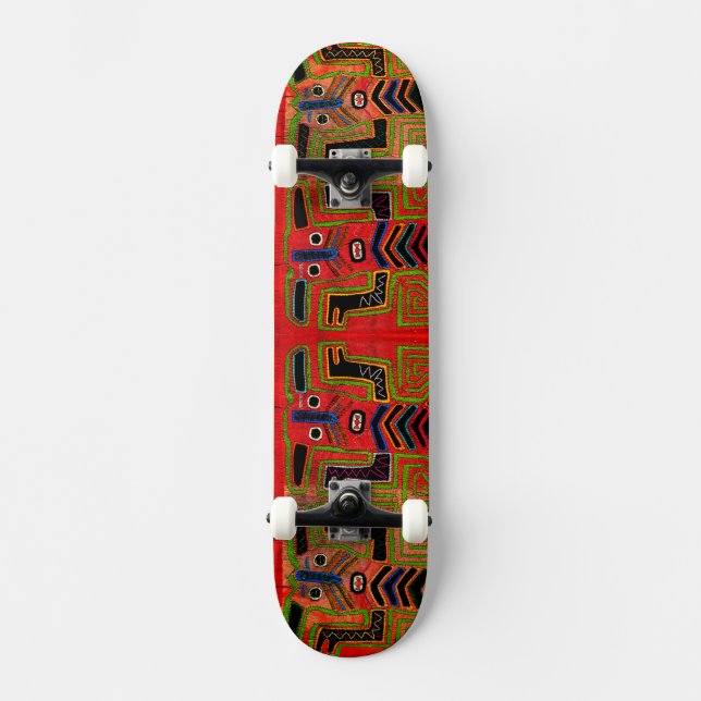 Tribal Kuna Spirits Skateboard (Vorderseite)
