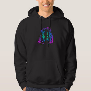 Tribal Love Pinguin Hawaii Polynesischer Maori Hoodie