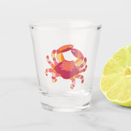 Tribal Marking Crab Shot Glass Schnapsglas