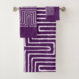 Tribal Maze Badhandtuch Set