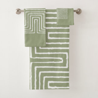 Tribal Maze Badhandtuch Set