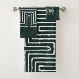 Tribal Maze Badhandtuch Set