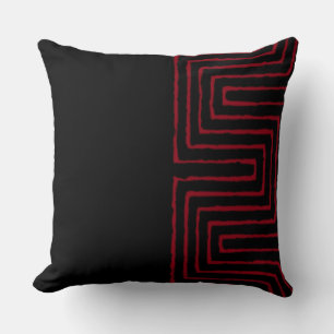 Tribal Maze Mud Tuch Muster Afrikanisch Kissen