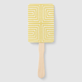 Tribal Maze Pan African Pattern Mud Tuch Fächer