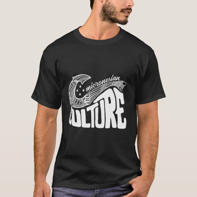 Tribal Micronesia Islander Hook T-Shirt (Vorderseite)