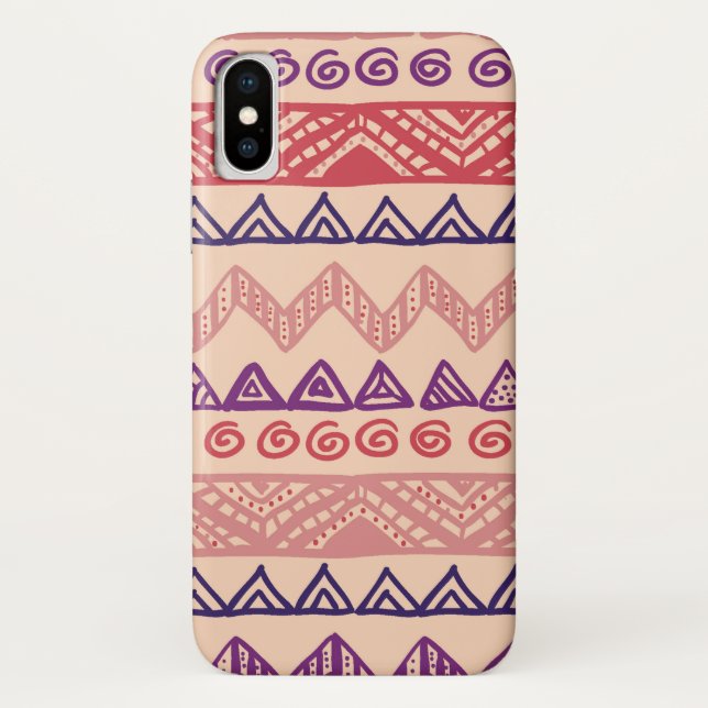 Tribal Muster 2 Case-Mate iPhone Hülle (Rückseite)