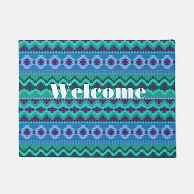 Tribal Muster Door Mat Fußmatte (Vorderseite)