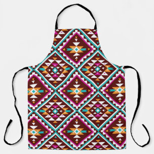 Tribal nahtlos buntes geometrisches Muster Schürze