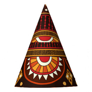Tribal nahtlos Design für verschiedene Zwecke. Partyhütchen