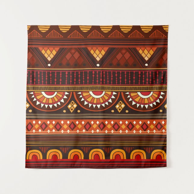 Tribal nahtlos Design für verschiedene Zwecke. Wandteppich (Vorderseite)