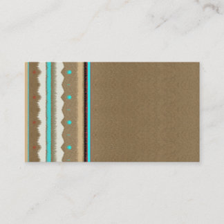 Tribal Nouveau-Mexique Cartes de visite de plume
