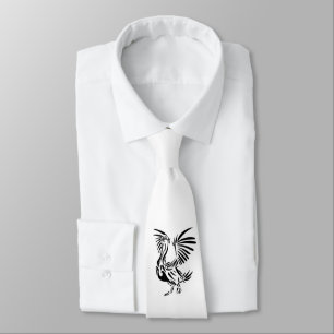 Tribal Pelican Art Neck Tie Krawatte