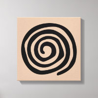 Tribal Petroglyph Spirale antike primitive Kunst