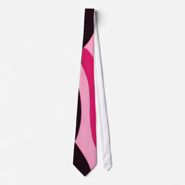 Tribal Pink Krawatte (Vorderseite)