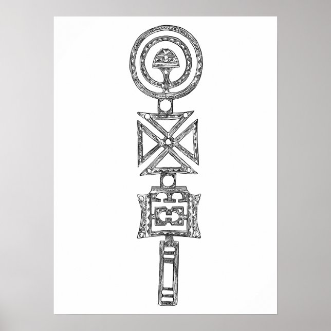 Tribal Poster Berber Juwelier (Vorne)