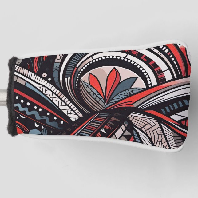 Tribal Prints Golf Headcover (Vorderseite)
