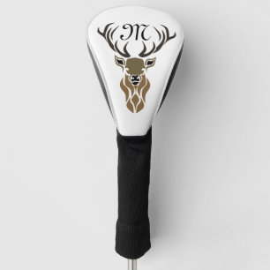 Tribal Red Stag Monogramm Golf Headcover