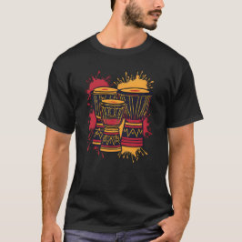 Tribal Rhythm Kunst T-Shirt