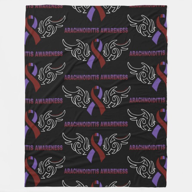 Tribal Ribbon... Arachnoiditis Fleecedecke (Vorderseite)