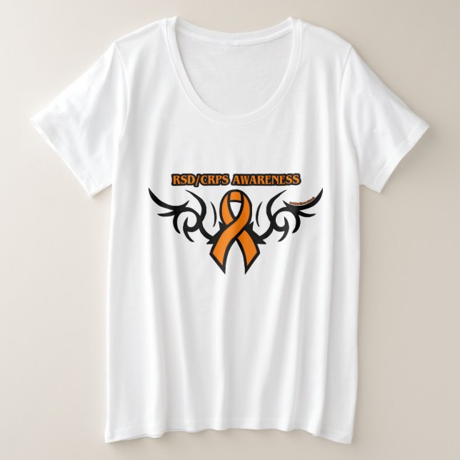 Tribal Ribbon...RSD/CRPS Plus Taille T-shirt (Design devant)