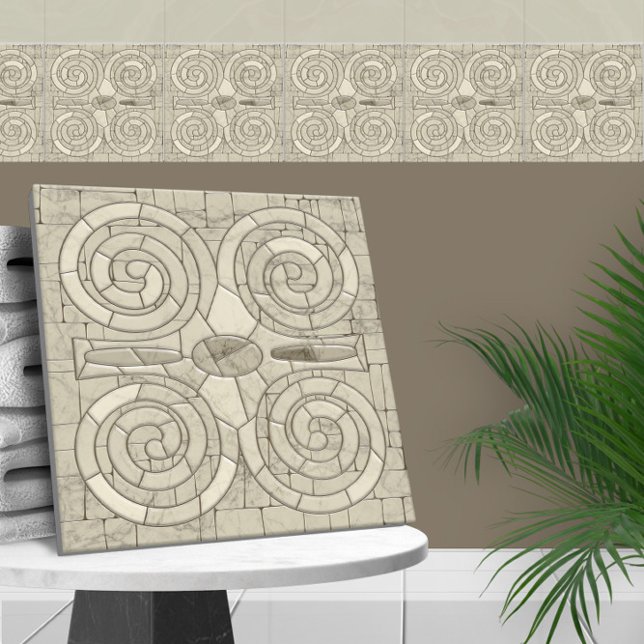 Tribal Sand Mosaik Art Fliese (Von Creator hochgeladen)