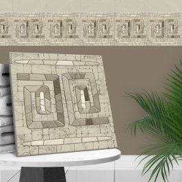 Tribal Sand Mosaik Art Fliese