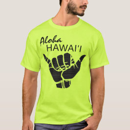 TRIBAL SHAKA (Hang LOOSE) - ALOHA HAWAII Blk T-Shirt