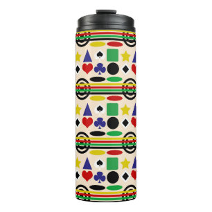 Tribal skandinavisches Muster Thermosbecher