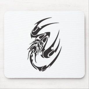 Tribal-Skorpion-Tätowierungsdesign Mousepad