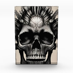 Tribal Skull Fotoblock