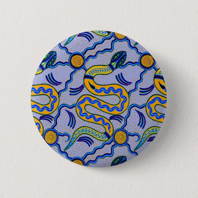 Tribal Snake Button (Vorderseite)