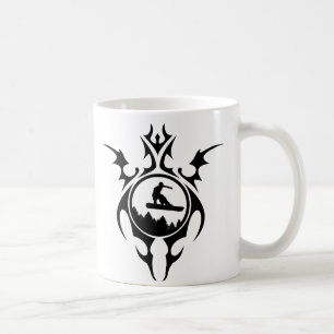 Tribal-Snowboard Kaffeetasse