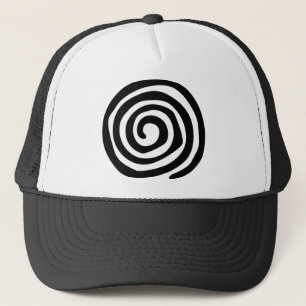 Tribal Spirale Petroglyphe Stammeskunst Truckerkappe