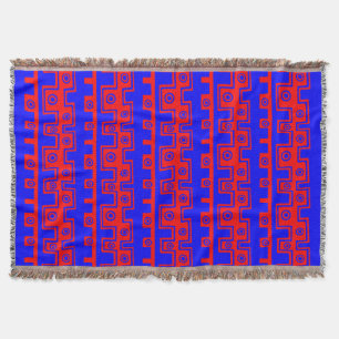 Tribal Style II - Blau und Rot Decke