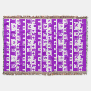 Tribal Style II - Lila auf White Decke