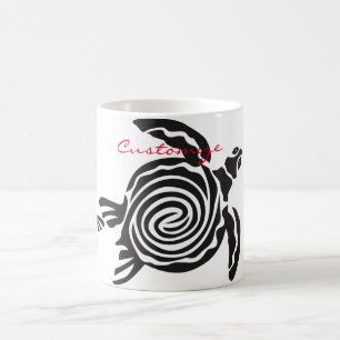 Tribal Style Turtle Thunder_Cove Kaffeetasse