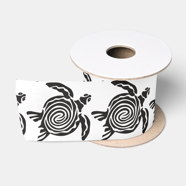 Tribal Style Turtle Thunder_Cove Satinband (Spule)