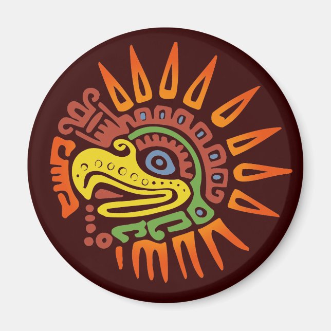 Tribal Sun Eagle Magnet (Vorne)