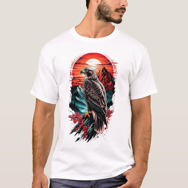 Tribal Sun Graphic T-Shirt (Vorderseite)
